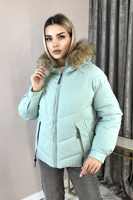 Куртка 815 зима, мятный