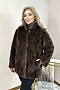 Куртка норка 001/1246В, темно-коричневый